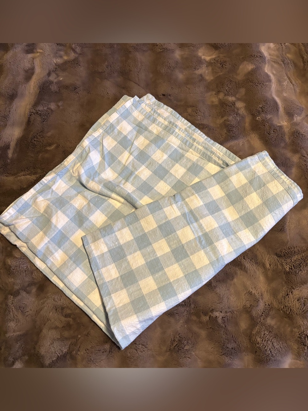 Fraîche, checkered 60x84” tablecloth